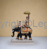 Ma Durga Coming to Earth on Elephant - Image 4