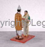 Bengali Wedding Groom Boron – Painted Marble Dust Showpiece - Image 2