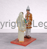 Bengali Wedding Groom Boron – Painted Marble Dust Showpiece - Image 3