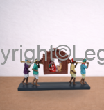 Bride & Groom in a palanquin