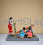 Women Pounding Rice with Dhenki - Image 3