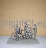Green Coconut Seller- Grey Finish