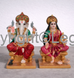Lakshmi Ganesh Set Painted - Image 2