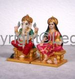 Lakshmi Ganesh Set Painted - Image 4