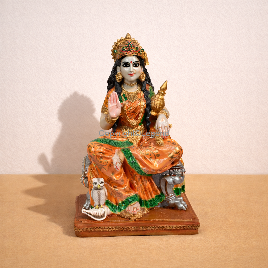 DSC_2090 Kojagari Lakshmi Painted - Image 1