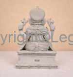 Ganesh Seated Grey Finish - Image 4