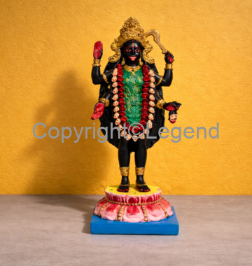 DSC_2127 KaliMa standing on lotus Painted - Image 1